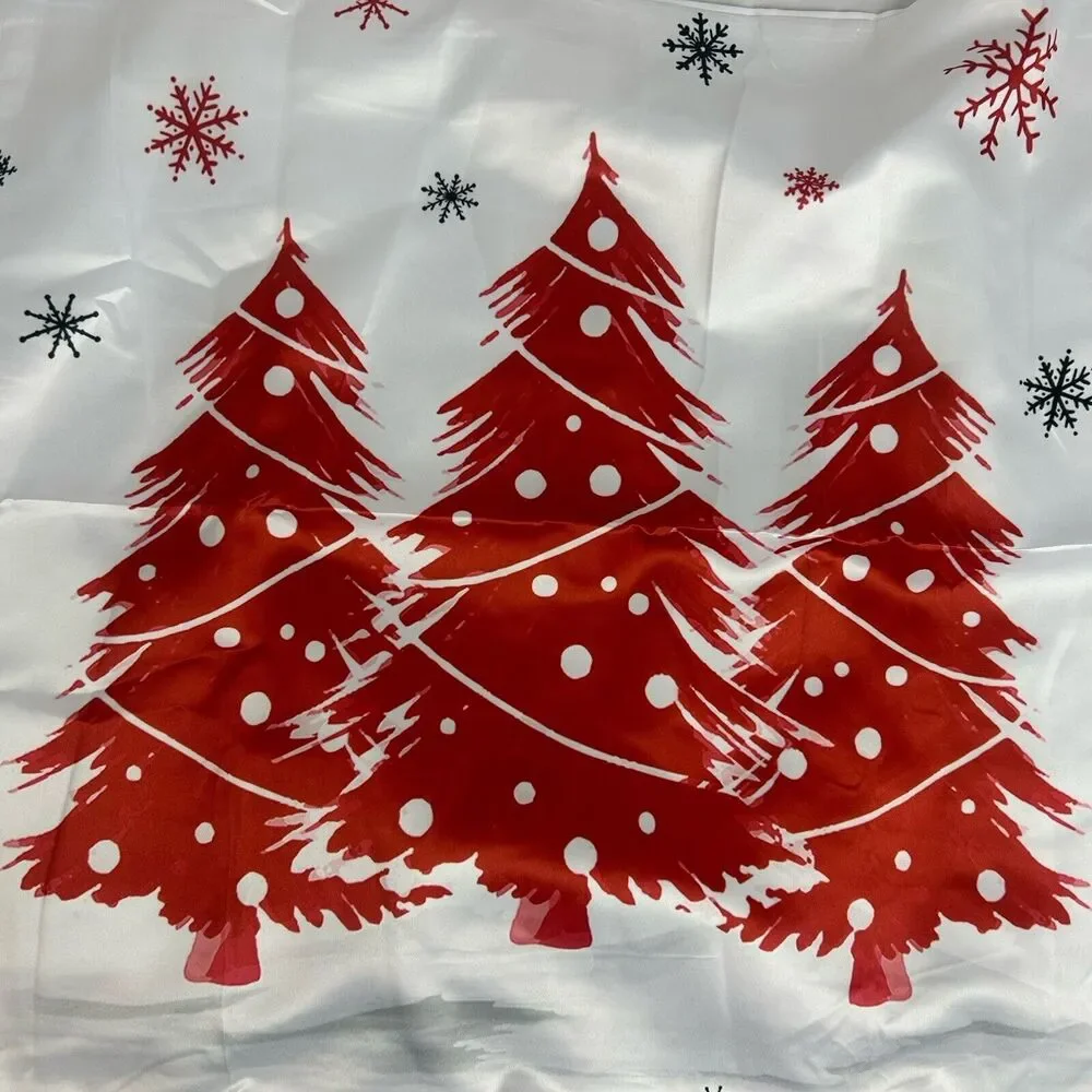 4PCS Christmas Pillow Covers 18x18 inch Winter Throw Pillow Covers Red Joy Snow